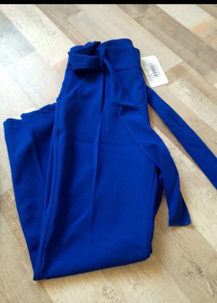 3Adet Sıfır Yeni Etiketli Kadın Pantolon Jean Kumaş - Görsel 5