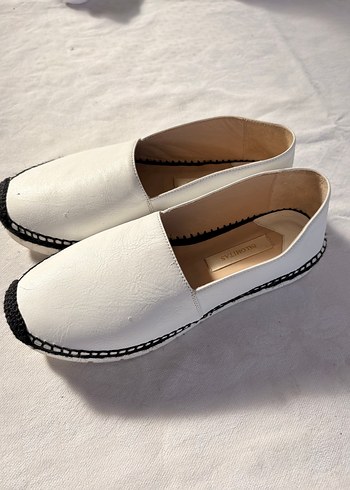 Beyaz Kadın Dolgu Topuklu Espadril - Görsel 3