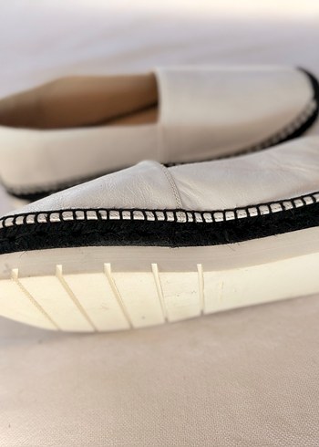 Beyaz Kadın Dolgu Topuklu Espadril - Görsel 4