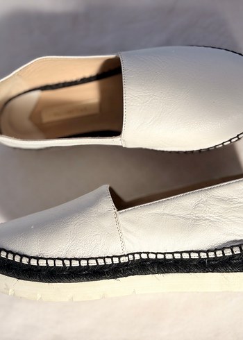 Beyaz Kadın Dolgu Topuklu Espadril - Görsel 5