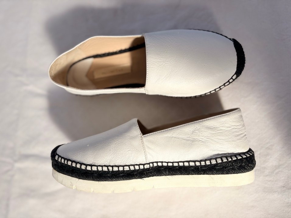 Beyaz Kadın Dolgu Topuklu Espadril - Görsel 5