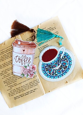 Kahve Kitap Ayracı 