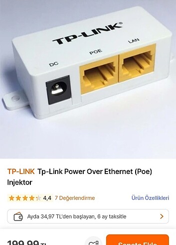 TP LİNK POE