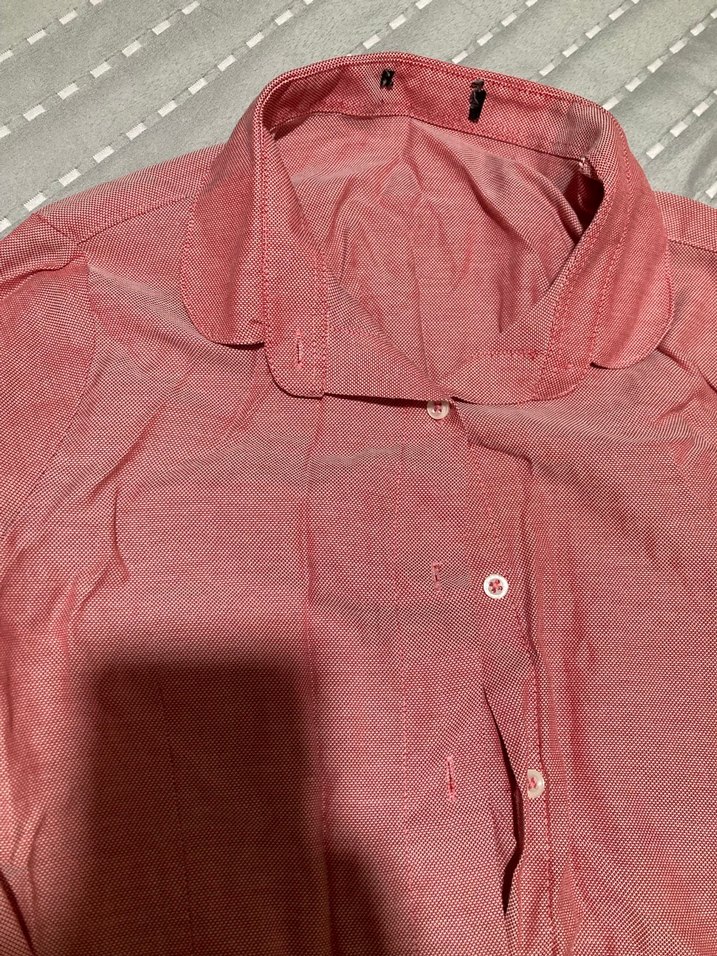 Bordo Kadın Keten Gömlek shefame marka - Görsel 2