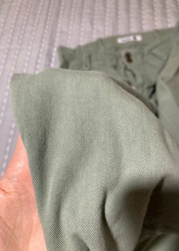 Düğmeli Kadın Keten Kumaş Pantolon benin marka - Görsel 4