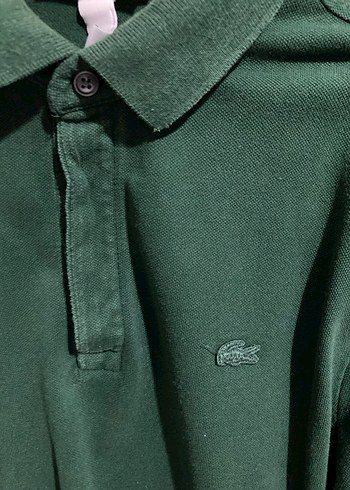 Lacoste Erkek Haki Uzun Kollu Polo Tişört - Görsel 3