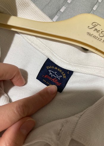 Erkek Beyaz Pamuklu Polo Yaka Tişört - Görsel 2