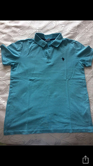 US Polo turkuaz erkek tişört 