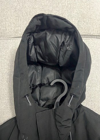 Siyah Kapüşonlu Erkek Günlük Mont - Görsel 4