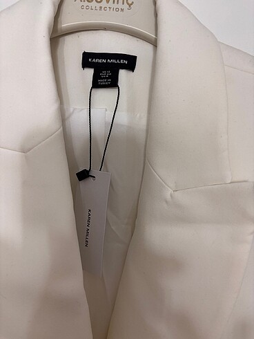 Karen Millen Nikah elbisesi beyaz elbise ceket elbise