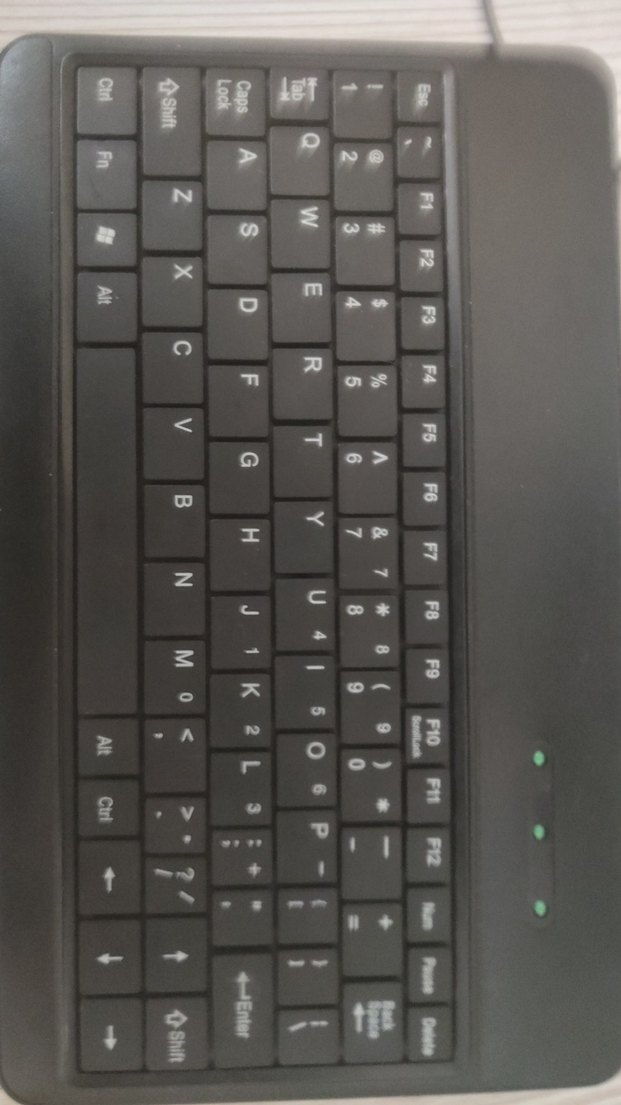 Kablolu Siyah Mini Klavye - Görsel 3