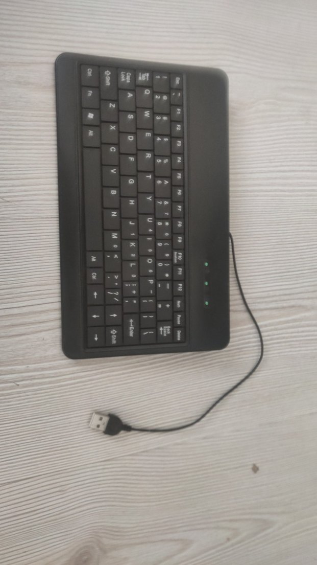 Kablolu Siyah Mini Klavye - Görsel 2