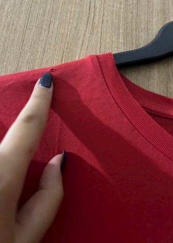 Mavi Kırmızı Erkek Tişört - Görsel 3