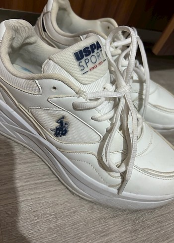 Beyaz Kadın Spor Ayakkabı - Görsel 2