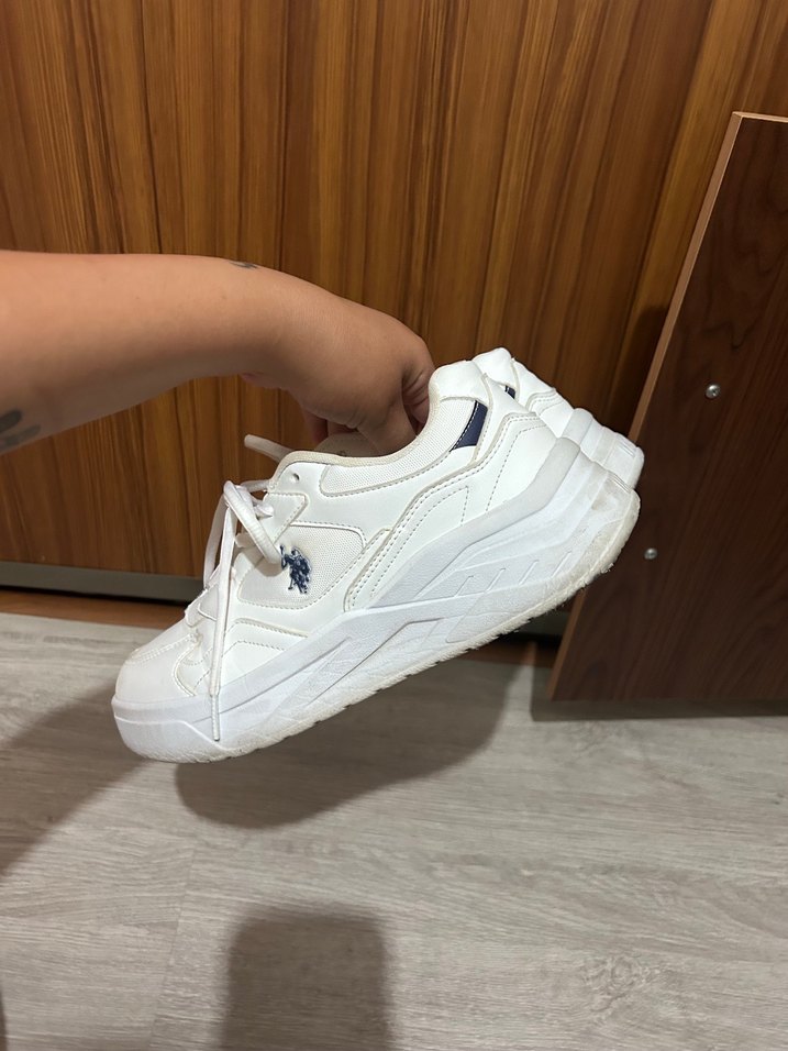 Beyaz Kadın Spor Ayakkabı - Görsel 4