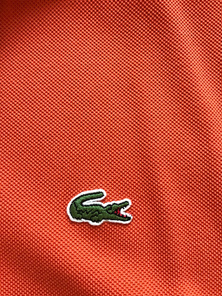 l Beden turuncu Renk Lacoste uzun kollu