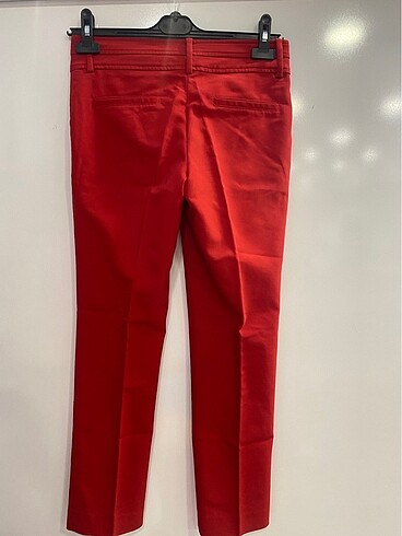 xs Beden kırmızı Renk Pantolon