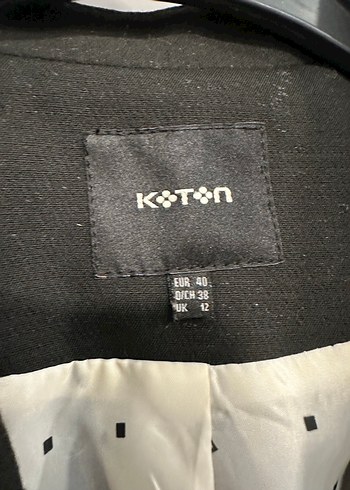 Kemerli Siyah Kadın Blazer Ceket - Görsel 2