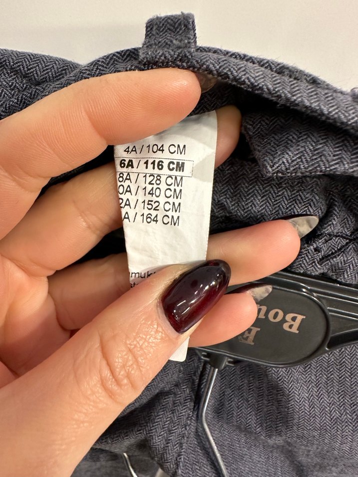 Gri Erkek Çocuk Kot Pantolon - Görsel 3