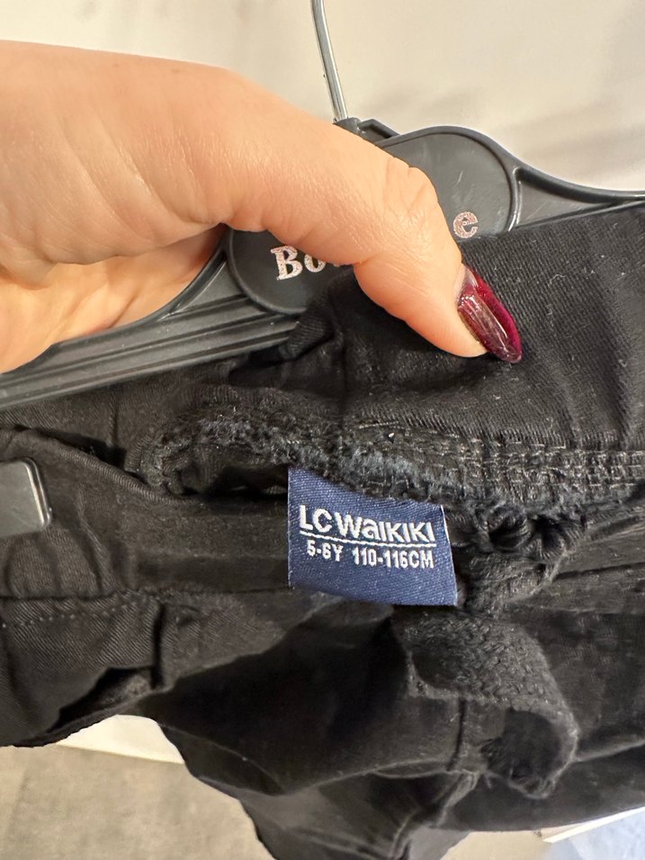 Erkek Çocuk Siyah Denim Pantolon - Görsel 2