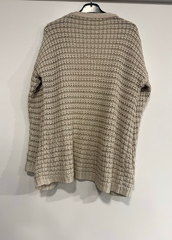 Bej Örgü Kadın Hırka - Görsel 2