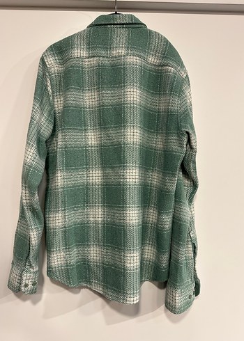 Uzun Kollu Yeşil Ekose Erkek Gömlek - Görsel 3