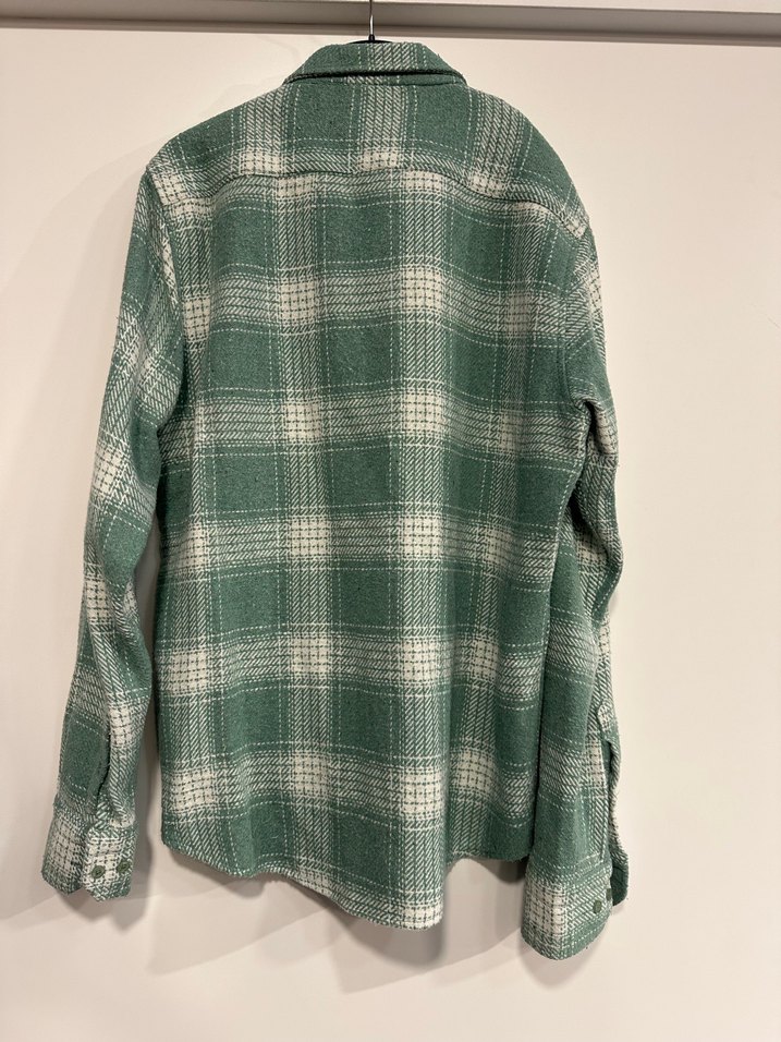 Uzun Kollu Yeşil Ekose Erkek Gömlek - Görsel 3