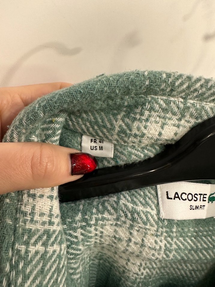 Uzun Kollu Yeşil Ekose Erkek Gömlek - Görsel 4