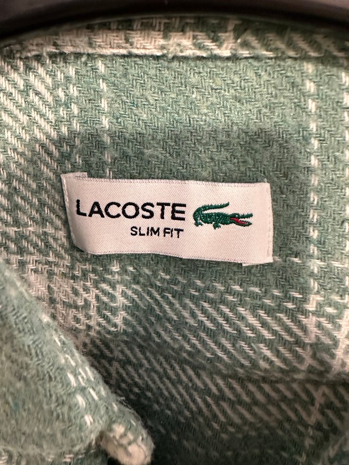 Uzun Kollu Yeşil Ekose Erkek Gömlek - Görsel 2