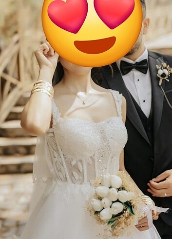 s Beden beyaz Renk Gelinlik 
