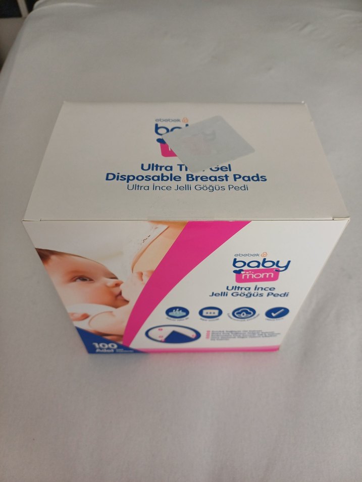 Baby Mom Ultra İnce Jelli Göğüs Pedi 100'lü - Görsel 2