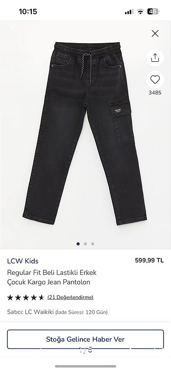 LCW erkek çocuk pantolon