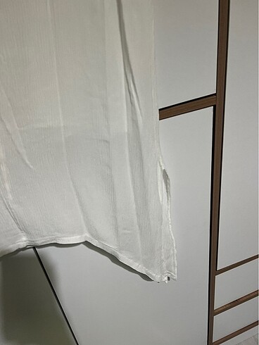 Askılı beyaz elbise - Görsel 5