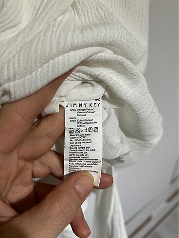 Askılı beyaz elbise - Görsel 6