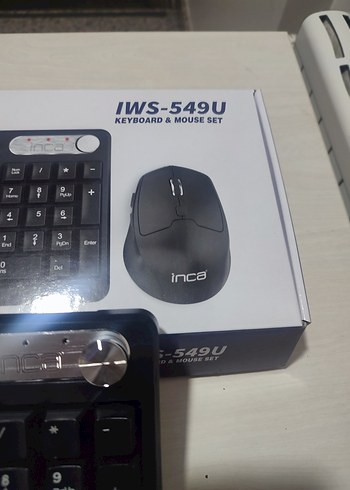INCA IWS-549U RECHARGEABLE SILENT KABLOSUZ KLAVYE MOUSE SETİ - Görsel 3
