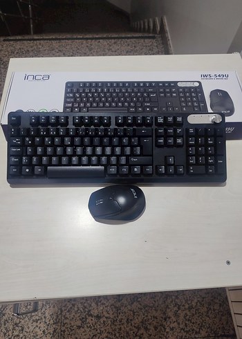 INCA IWS-549U RECHARGEABLE SILENT KABLOSUZ KLAVYE MOUSE SETİ - Görsel 4