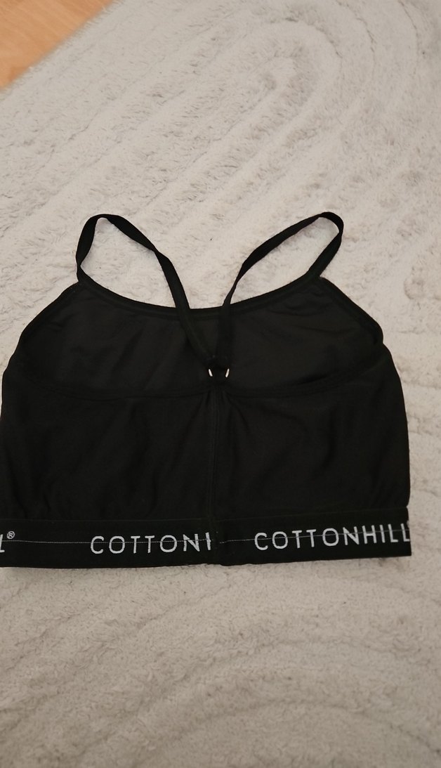 Cottonhill Siyah Spor Sütyeni - Görsel 2