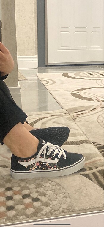 39 Beden siyah Renk Vans Spor Ayakkabı