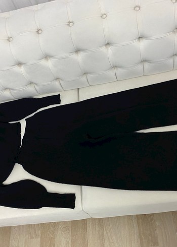 Siyah Triko Kadın takım - Görsel 2