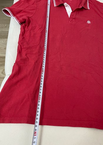 Kırmızı Düğmeli Erkek Polo Tişört - Görsel 4