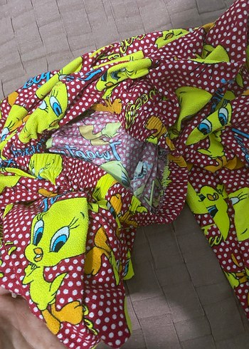 Renkli Desenli Bohem Kadın pijama - Görsel 3