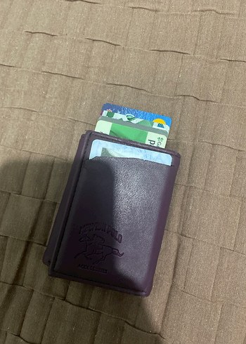 Fermuarlı Mor Deri Kadın Cüzdanı - Görsel 2