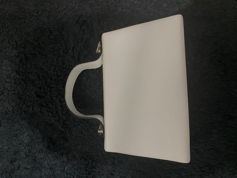 Gri Beyaz Deri Kadın Çanta - Görsel 3