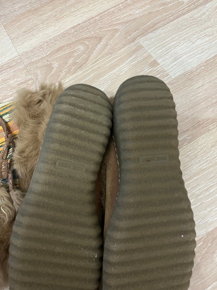 Nine West Süet Kürklü Bohem Kadın Dolgu Topuk Çizme - Görsel 3