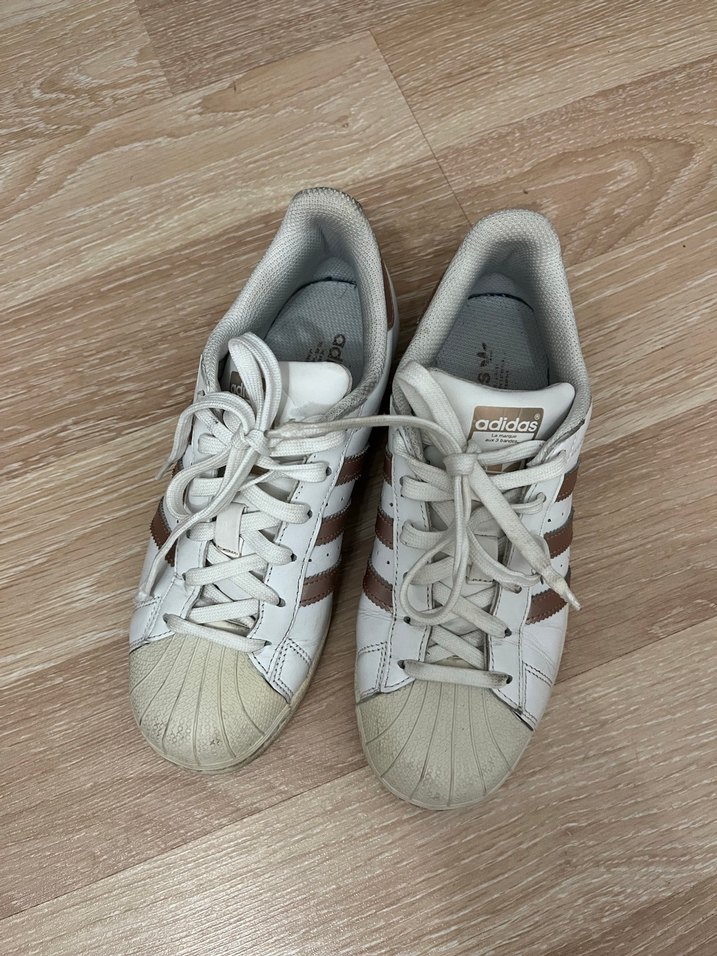 Beyaz Adidas Superstar  Spor Ayakkabı - Görsel 3