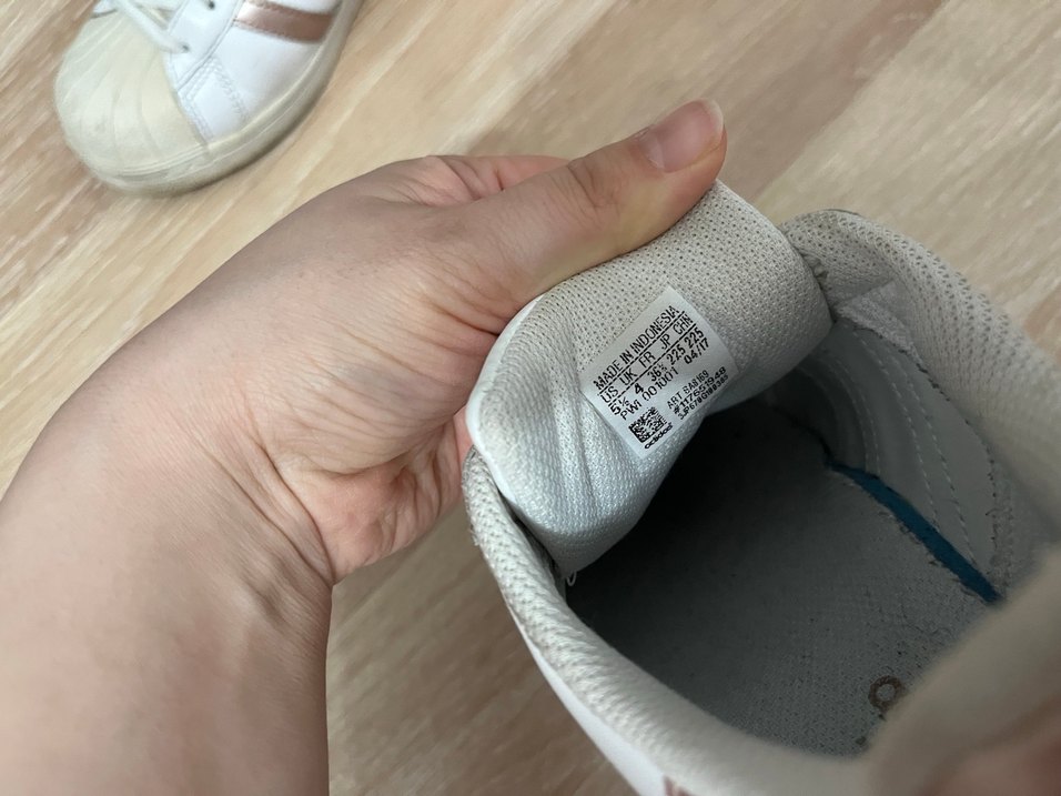 Beyaz Adidas Superstar  Spor Ayakkabı - Görsel 4