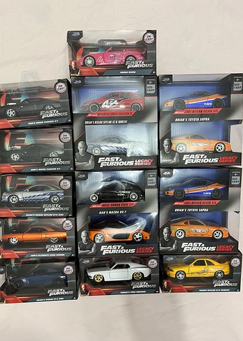 16 ADET Fast & Furious 1:32 ölçek komple satılıkkk