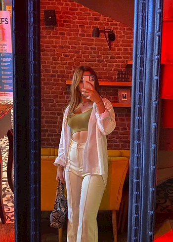 bej Kadın Kumaş Pantolon - Görsel 3