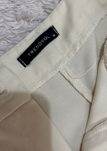 bej Kadın Kumaş Pantolon - Görsel 2