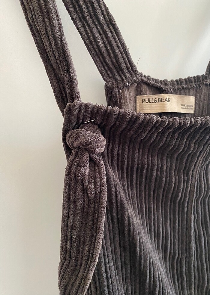 Pull Bear kadife tulum - Görsel 3